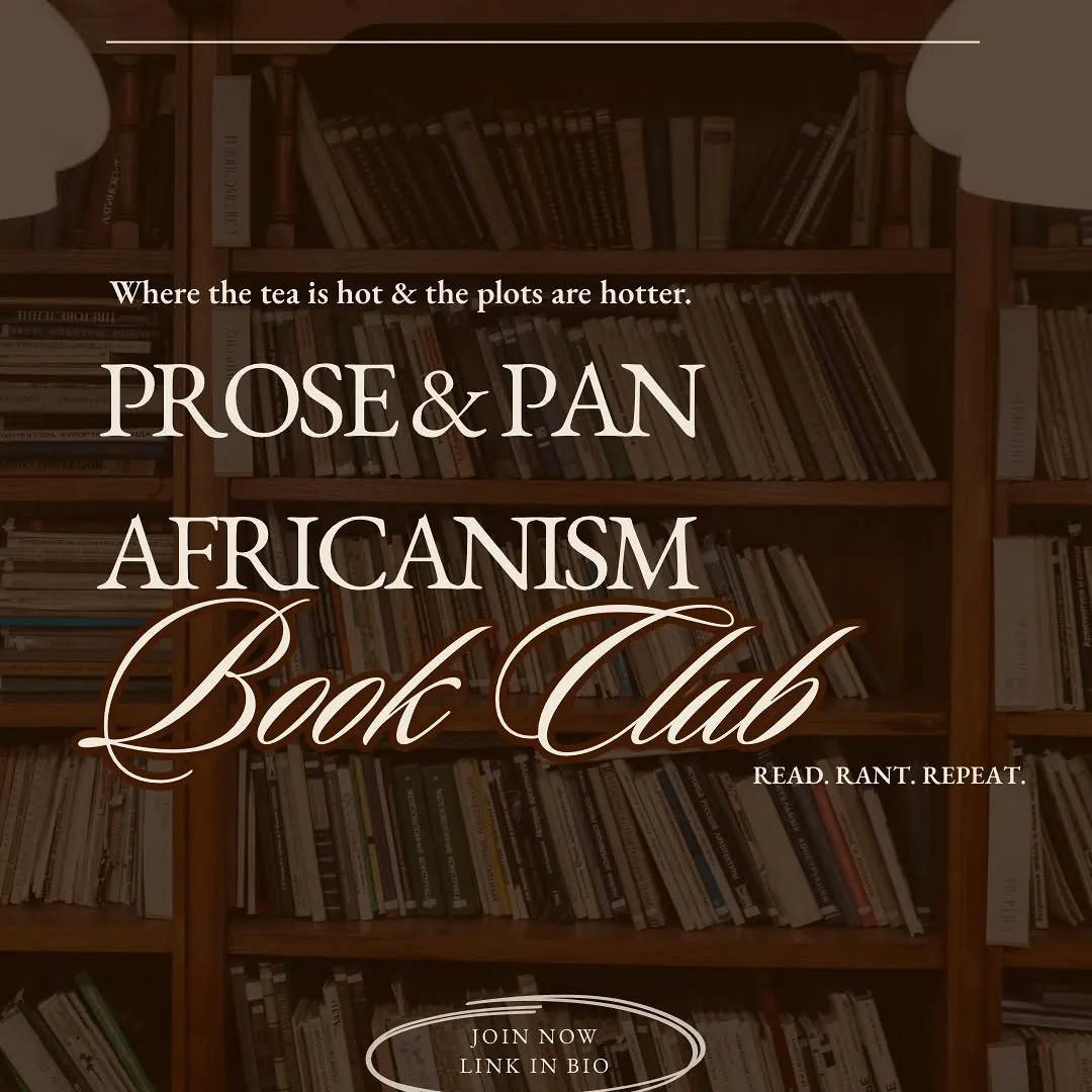 Prose and Pan-Africanism book club